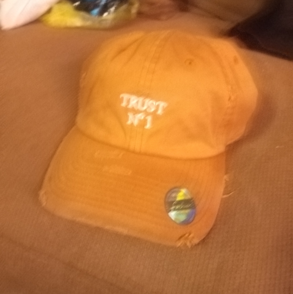 Tan tieback Cap! Great Condition!
